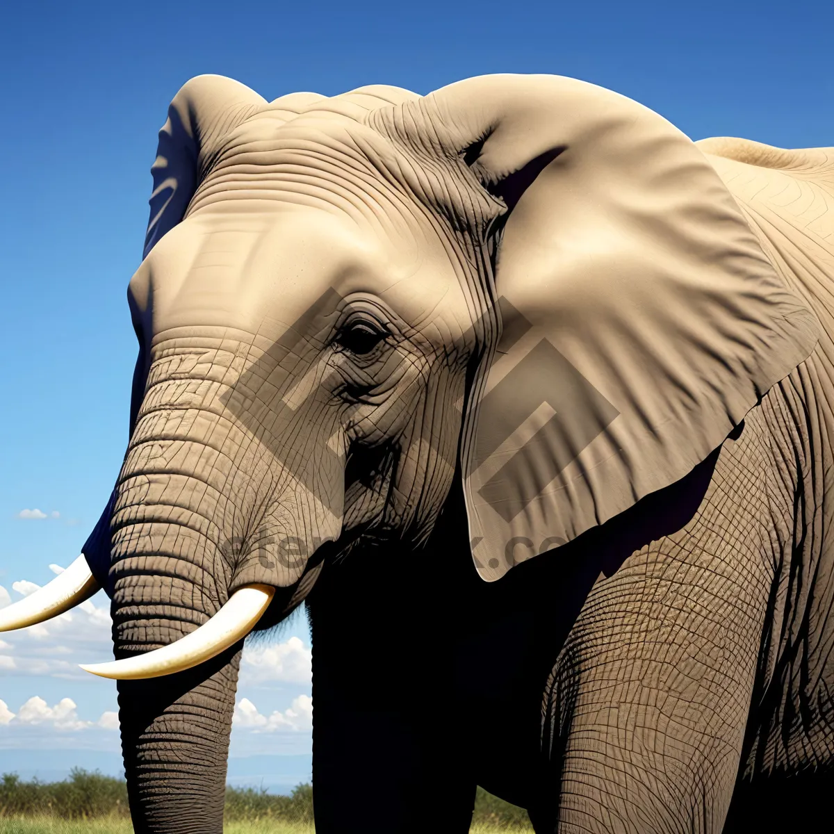 Picture of Elephant Majesty: Icon of African Wilderness.