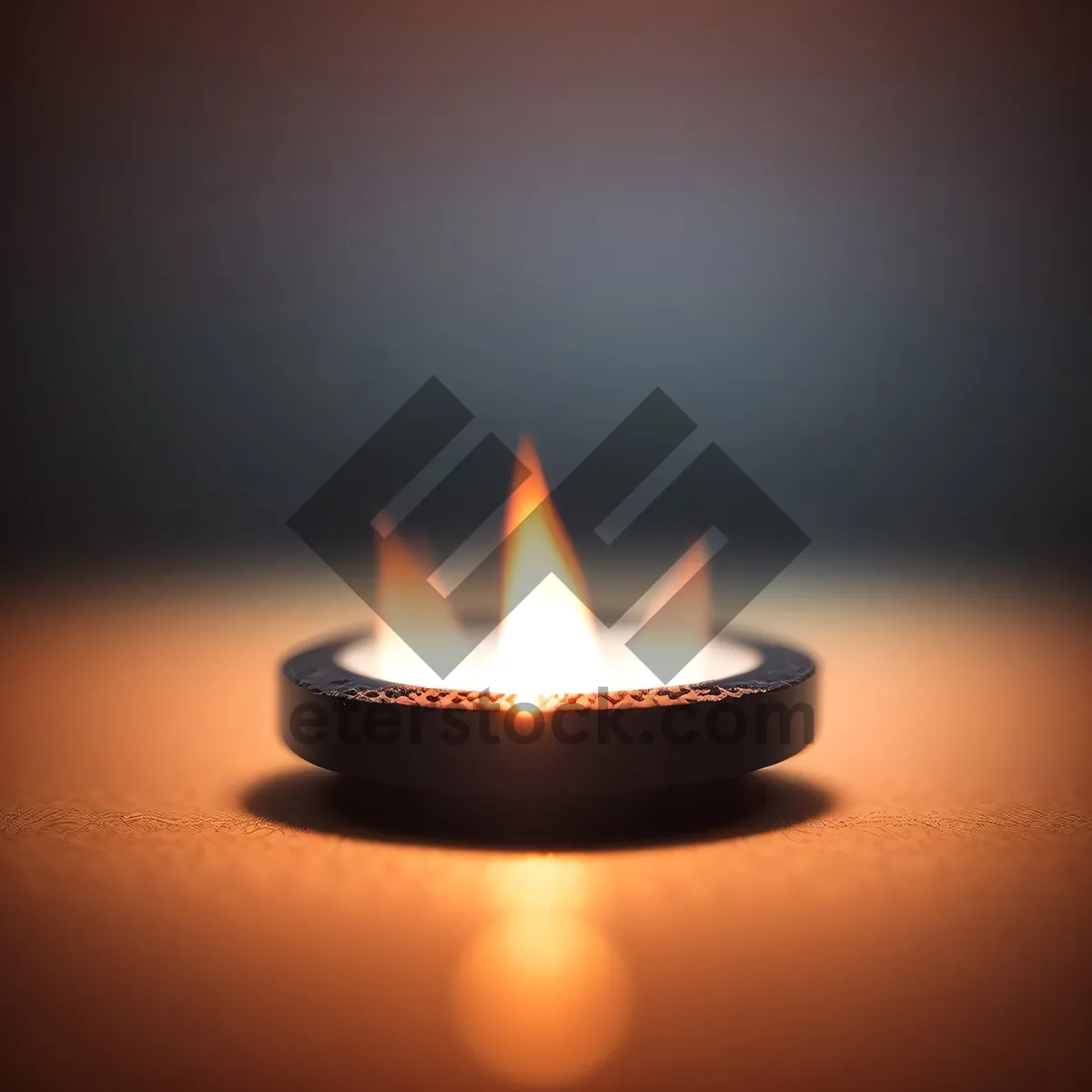 Picture of Glossy Fire Icon Set - Orange Candle Design