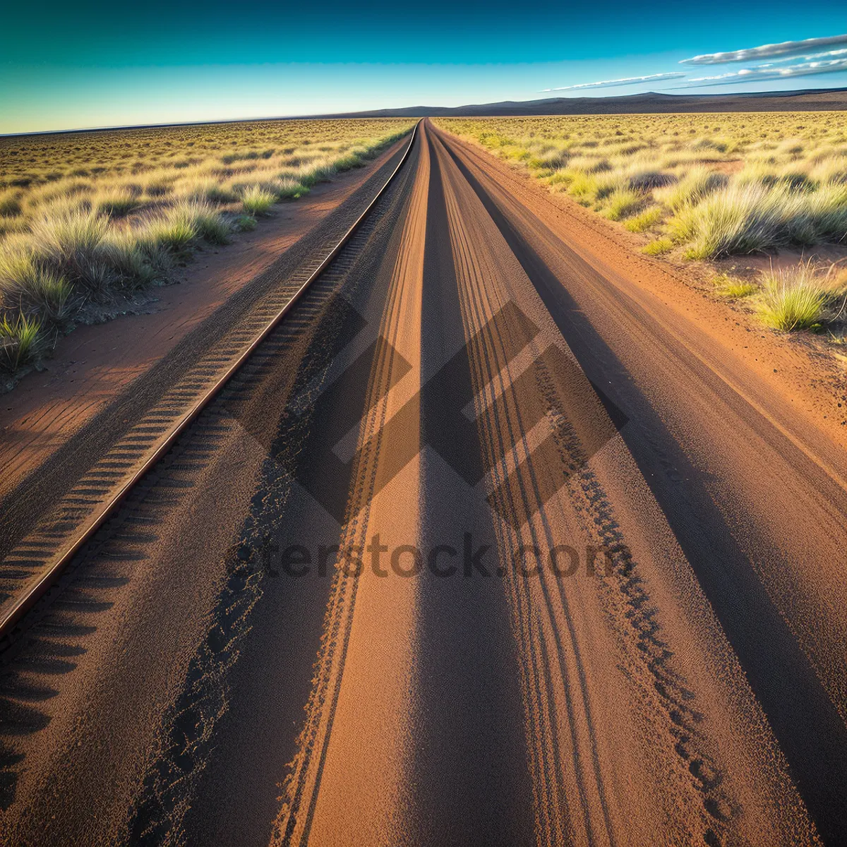 Picture of Speeding Through Skyline: Highway Travel and Fast Train