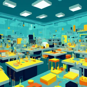 Modern interior design of a cozy restaurant cafeteria.