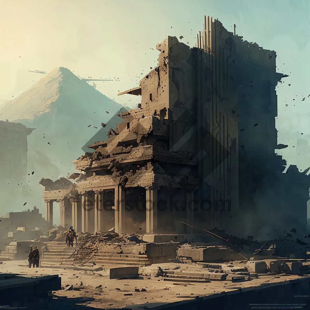 Picture of Stunning Ancient Citadel in Majestic City