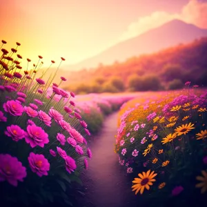 Bright Sky Meadow in Summer