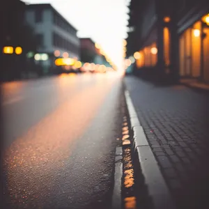 City Skyline Drive: Nighttime Urban Street Motion