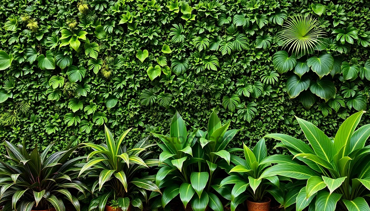 Picture of Summer foliage in a garden