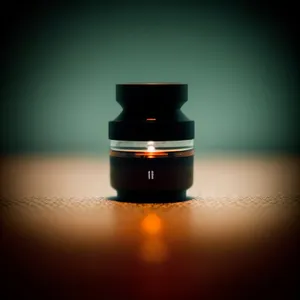 Versatile Black Lens with Adjustable Aperture for Optimal Lighting
