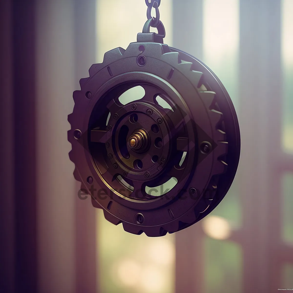 Picture of Mechanical Pulley: Efficient Metal Mechanism for Precision Technology.