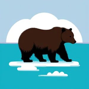 Arctic Cartoon Art Illustration