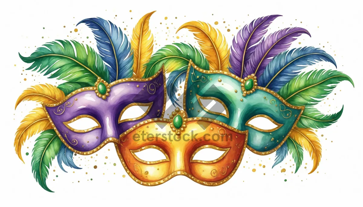 Picture of Venetian Carnival Mask Art Design