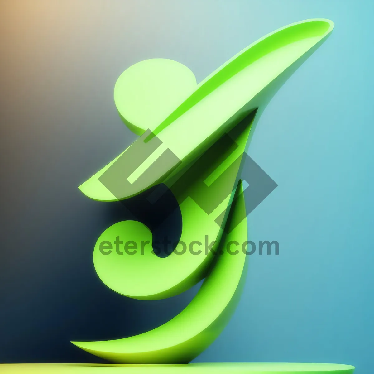 Picture of Clover Leaf Symbol Graphic Design Icon