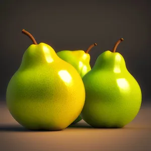 Vibrant Citrus Fruit - Lemon, Apple, Pear