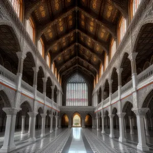 Ancient Cathedral Towering Over Historic City