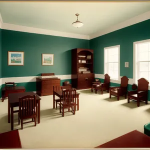 Modern Interior with Stylish Furniture and Decor