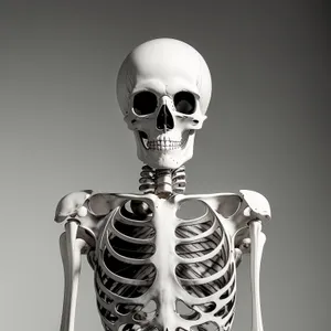 Pirate Skeleton Head Bust Pose - Frightening Horror Concept