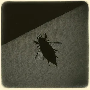 Black Ground Beetle Close-Up