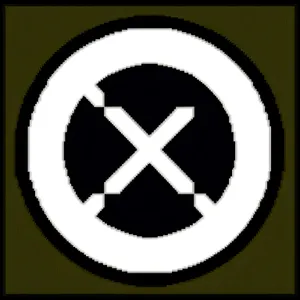 Shiny Black Icon: Bank Depository Button