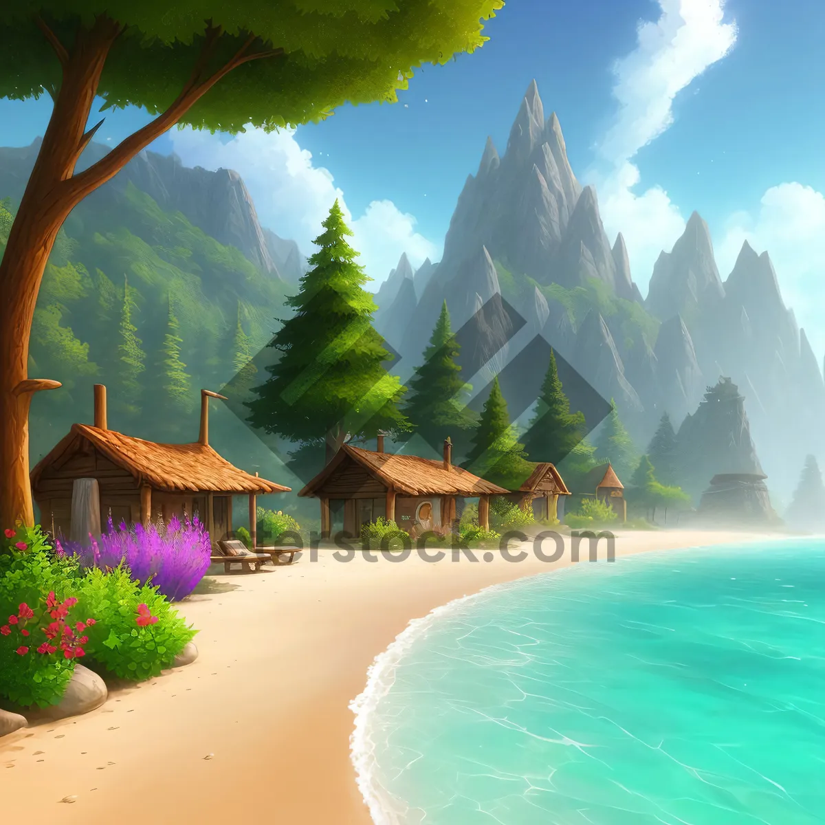 Picture of Tropical luxury villa by the turquoise sea