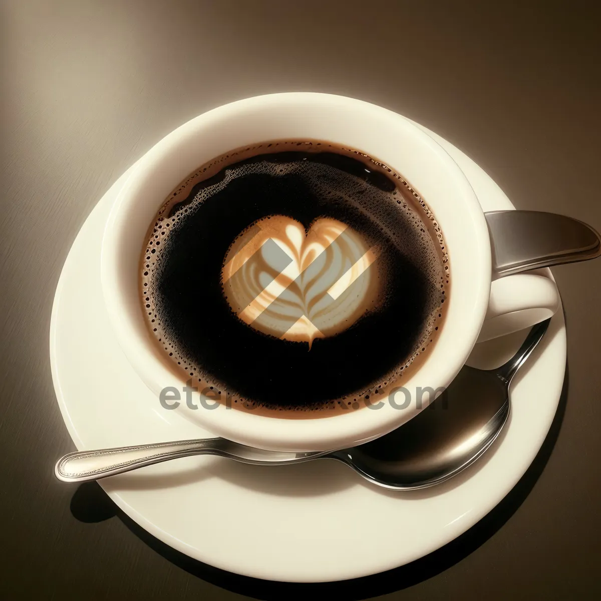 Picture of Dark Morning Brew on Black Table