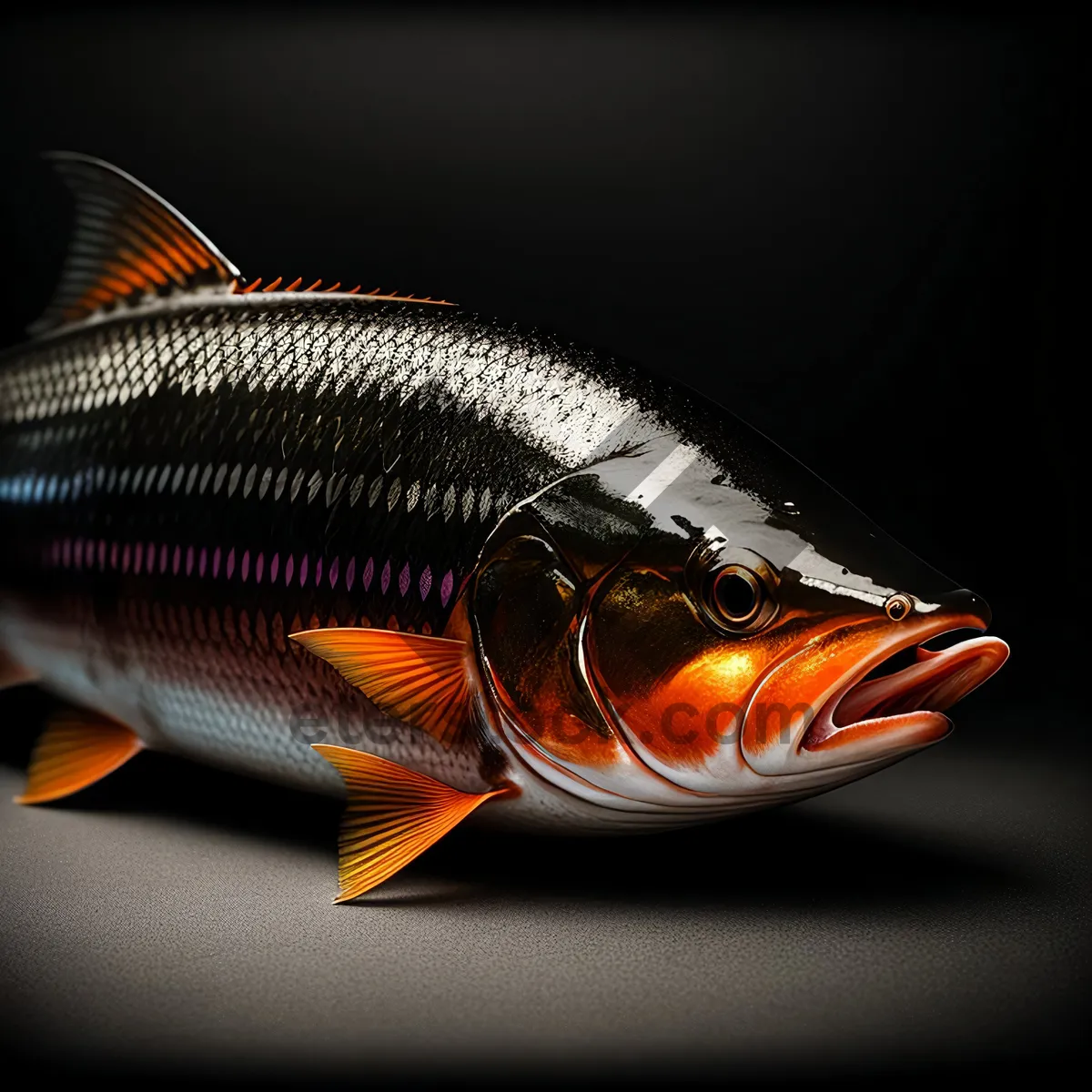 Picture of Swimming Seafood Delights in Underwater Aquarium