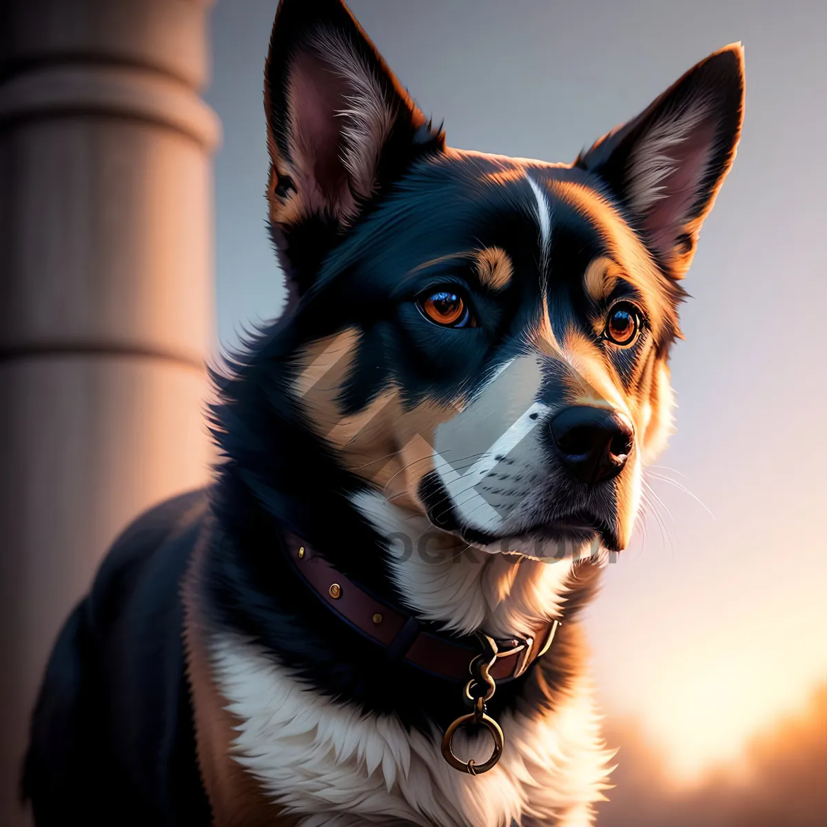 Picture of Beautiful Border Collie - Loyal and Playful Shepherd Dog