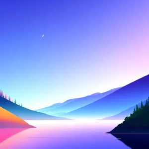 Colorful Wave Art: Vibrant Gradient Backdrop with Graphic Lines