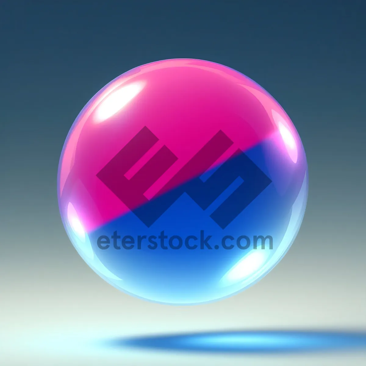 Picture of Shiny Round Glass Icon Button Design