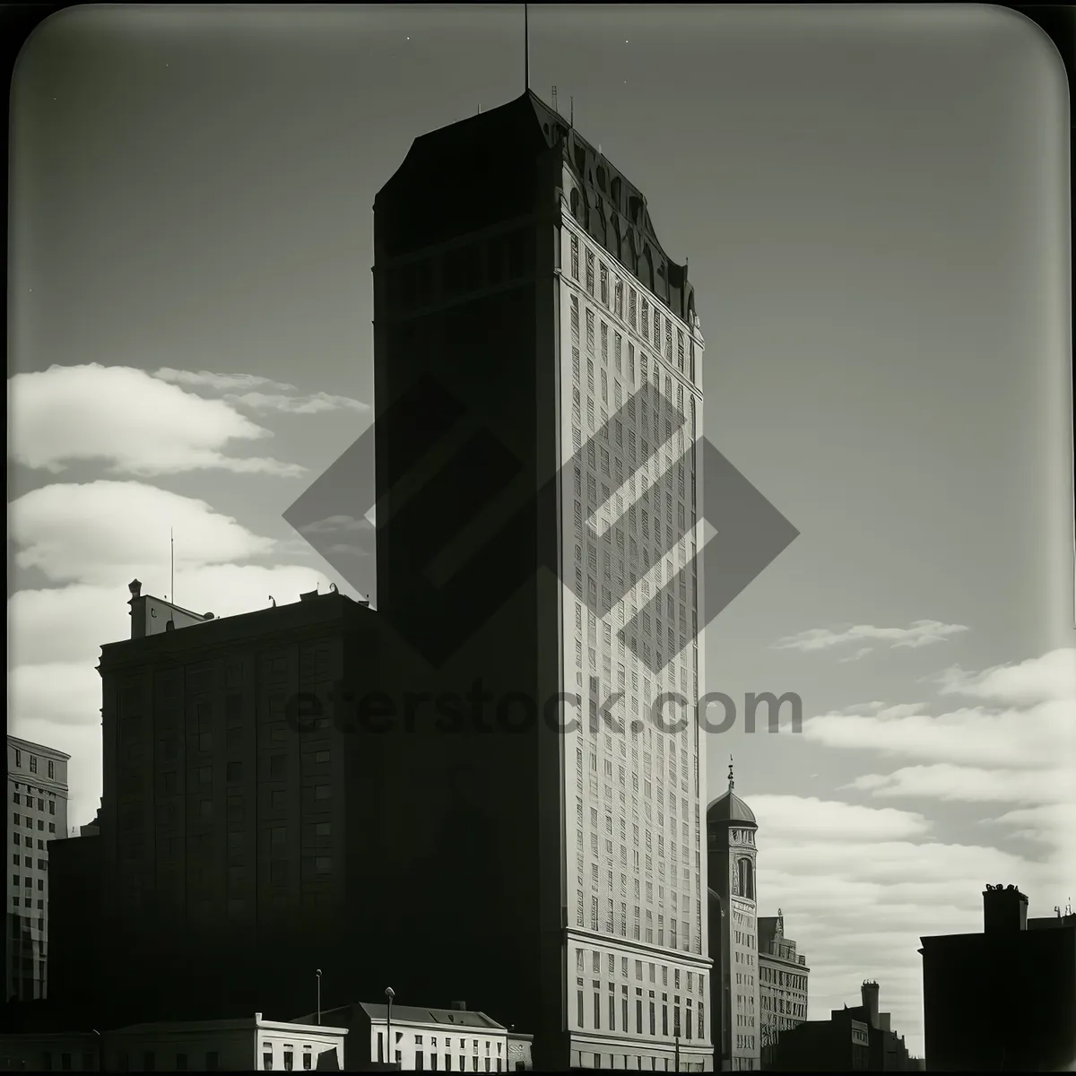 Picture of Modern downtown financial district skyscraper skyline in city center