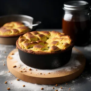 Baked Winter Squash Bun with Acorn Squash