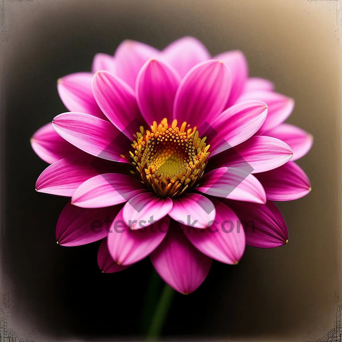 Picture of Dainty Pink Daisy Blossom in Full Bloom