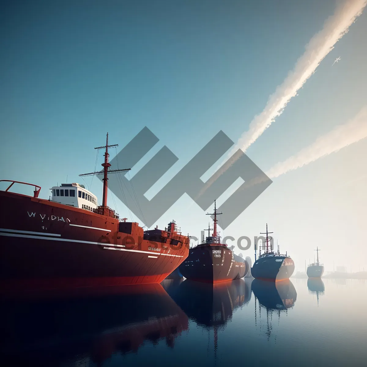 Picture of Seafaring Vessel at Harbor: Transportation for Shipping Industry