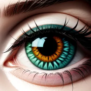 Captivating Closeup of Beautiful Eye