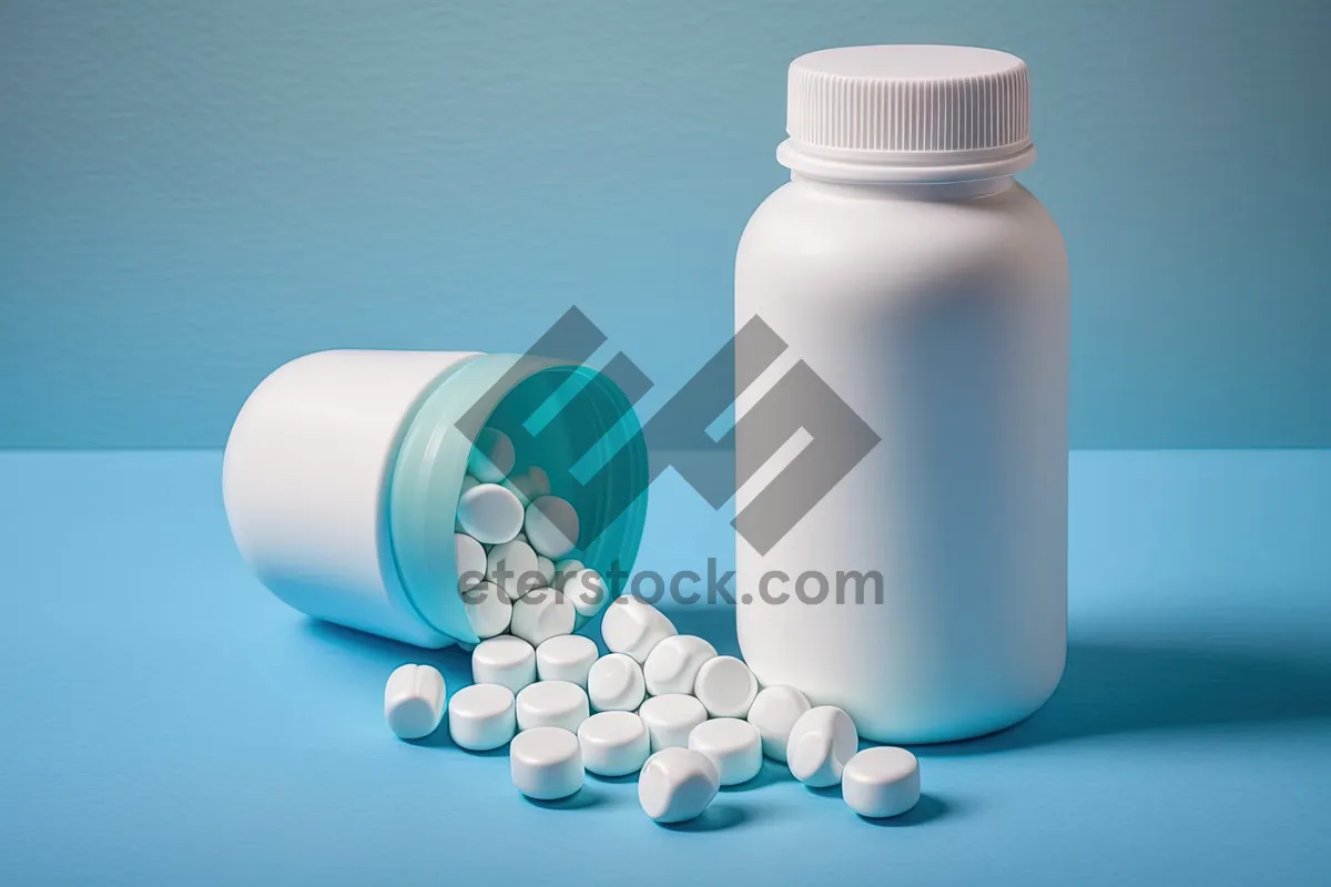 Picture of Healthcare glass bottle for prescription medication pills