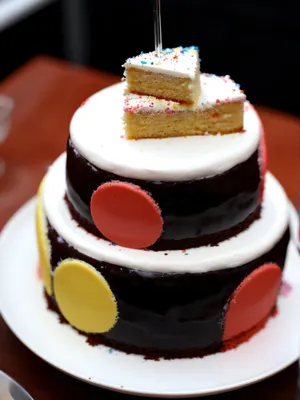 Delicious Chocolate Berry Cake with Fresh Cream