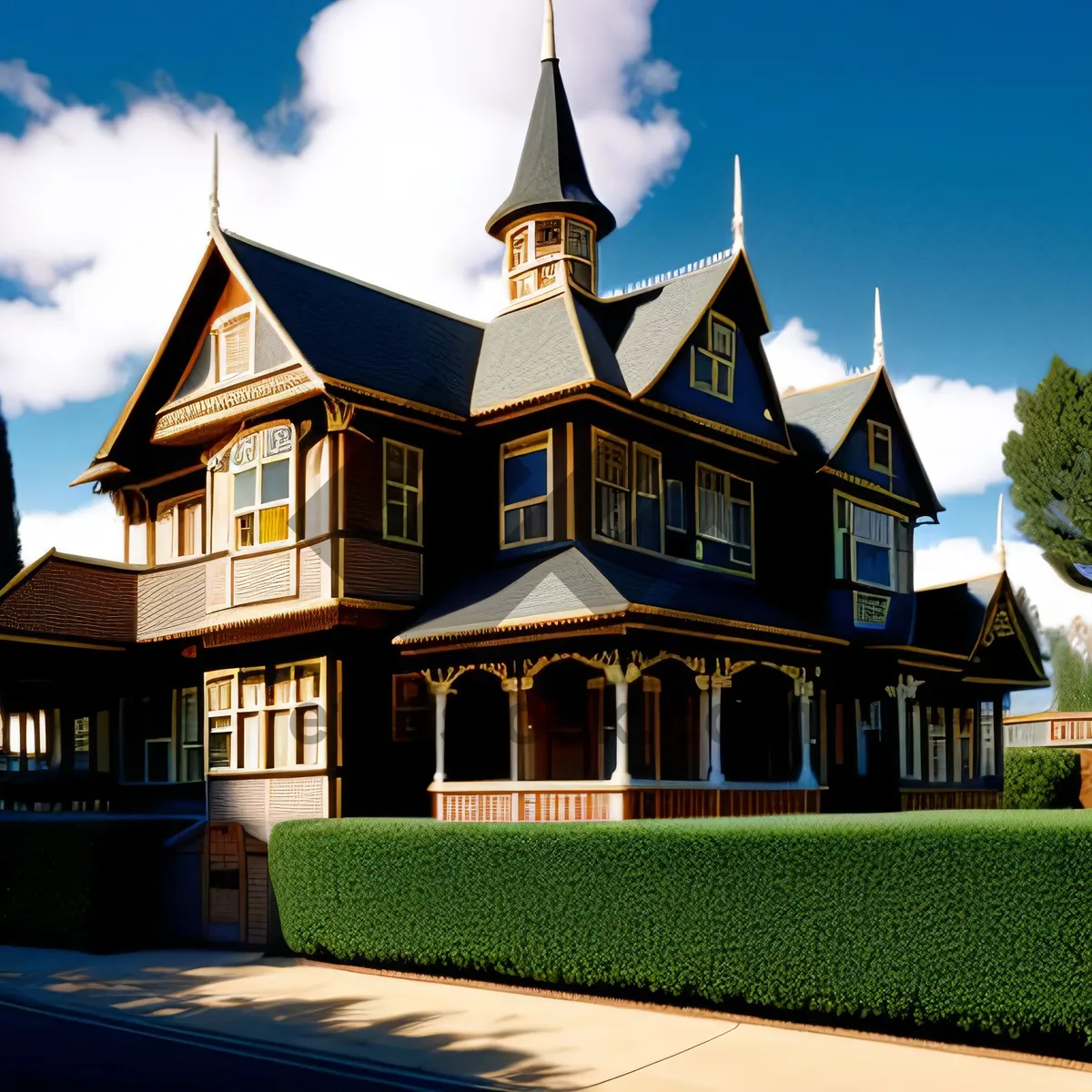 Picture of Architectural Gem: Historic Residential Villa with Sky-High Roof