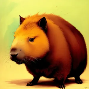 Furry Fluffball with Adorable Whiskers
