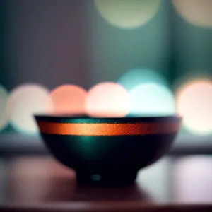 Hot Tea in Glass Cup on Table