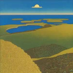 Dunes by the Sea - Sunny Horizon