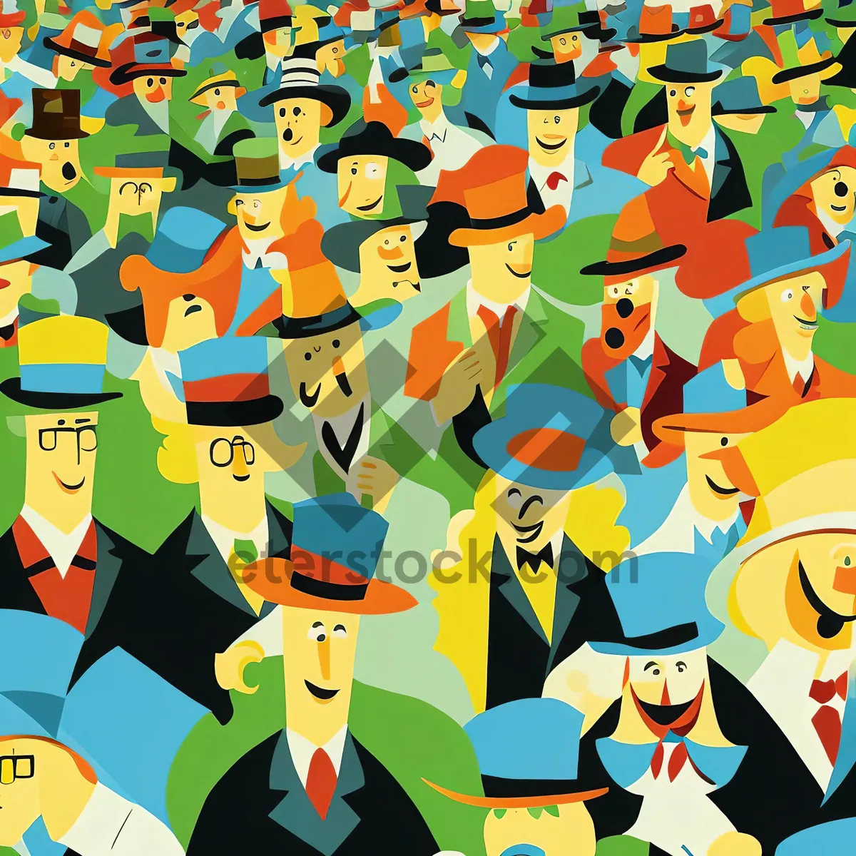 Picture of Colorful Geometric Graphic Design Set