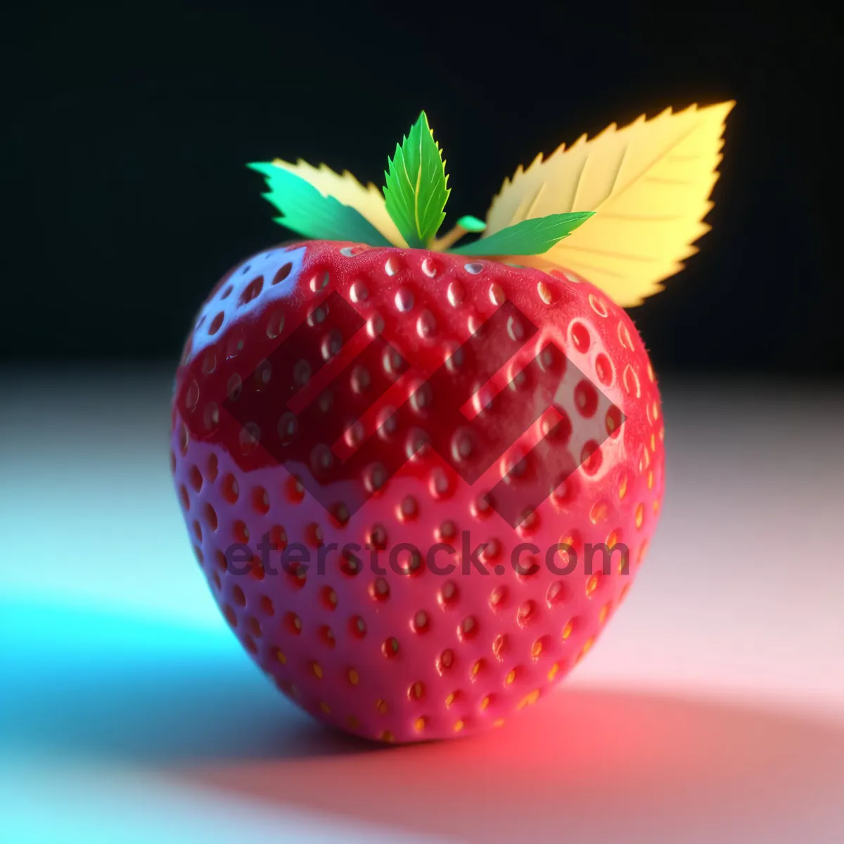Picture of Juicy Summer Strawberries: Fresh, Sweet, and Nutritious