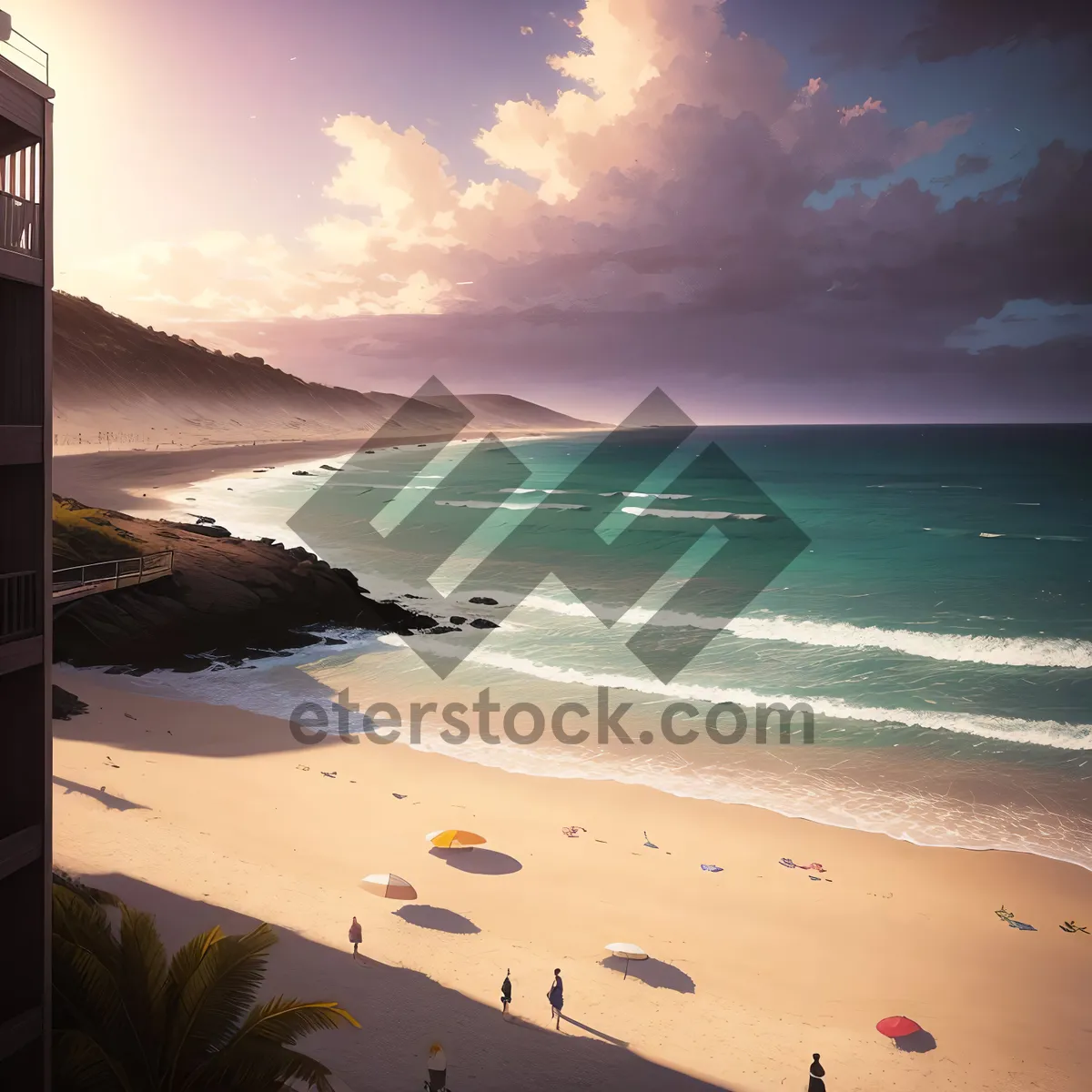 Picture of Sunset Beach: Tropical Paradise by the Sea