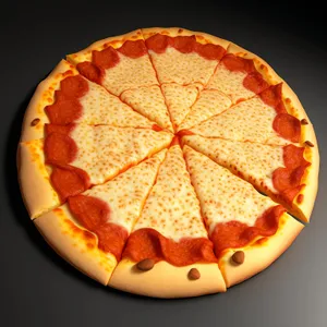 Delicious Pepperoni Pizza Slice with Melting Cheese