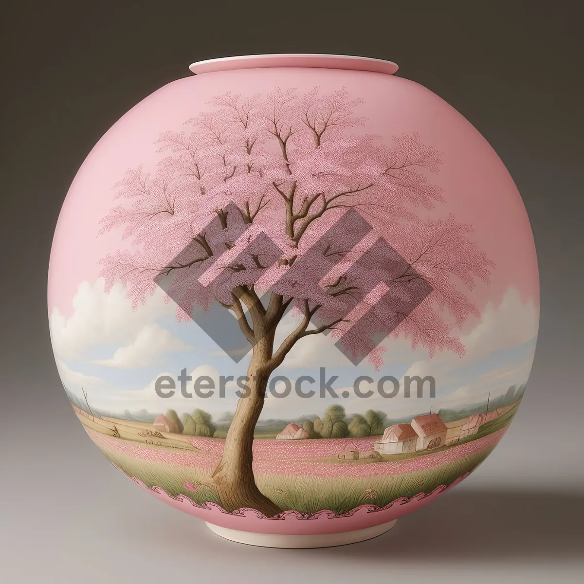 Picture of Global Porcelain Earth Sphere: A 3D Ceramic Globe