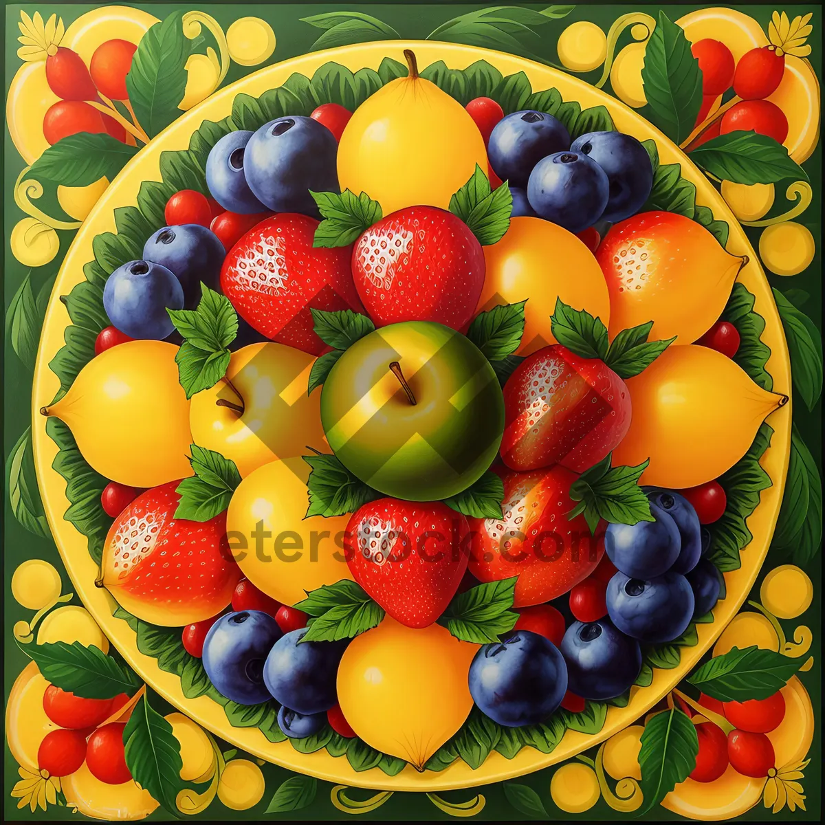 Picture of Vibrant Citrus Fruits Collection - Vitamin-Rich, Fresh, and Healthy!