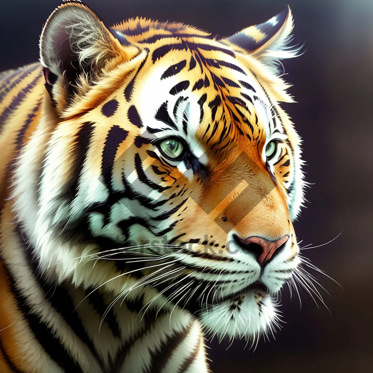 Picture of Striped Majesty: The Mighty Tiger Roars