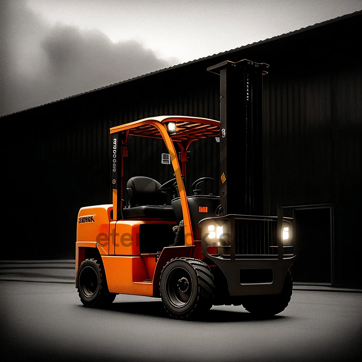 Picture of Industrial Transport: Forklift - Heavy Duty Cargo Delivery Truck