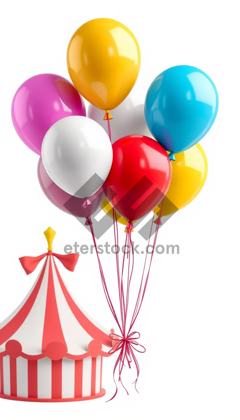 Picture of Colorful Balloon Party Decoration for Festive Celebration