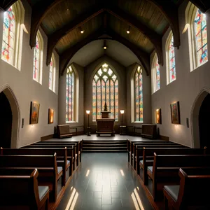 Hall of the Historic Cathedral, Ancient Architecture Marvel.