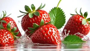 Juicy Strawberry Closeup - Healthy Summer Refreshment