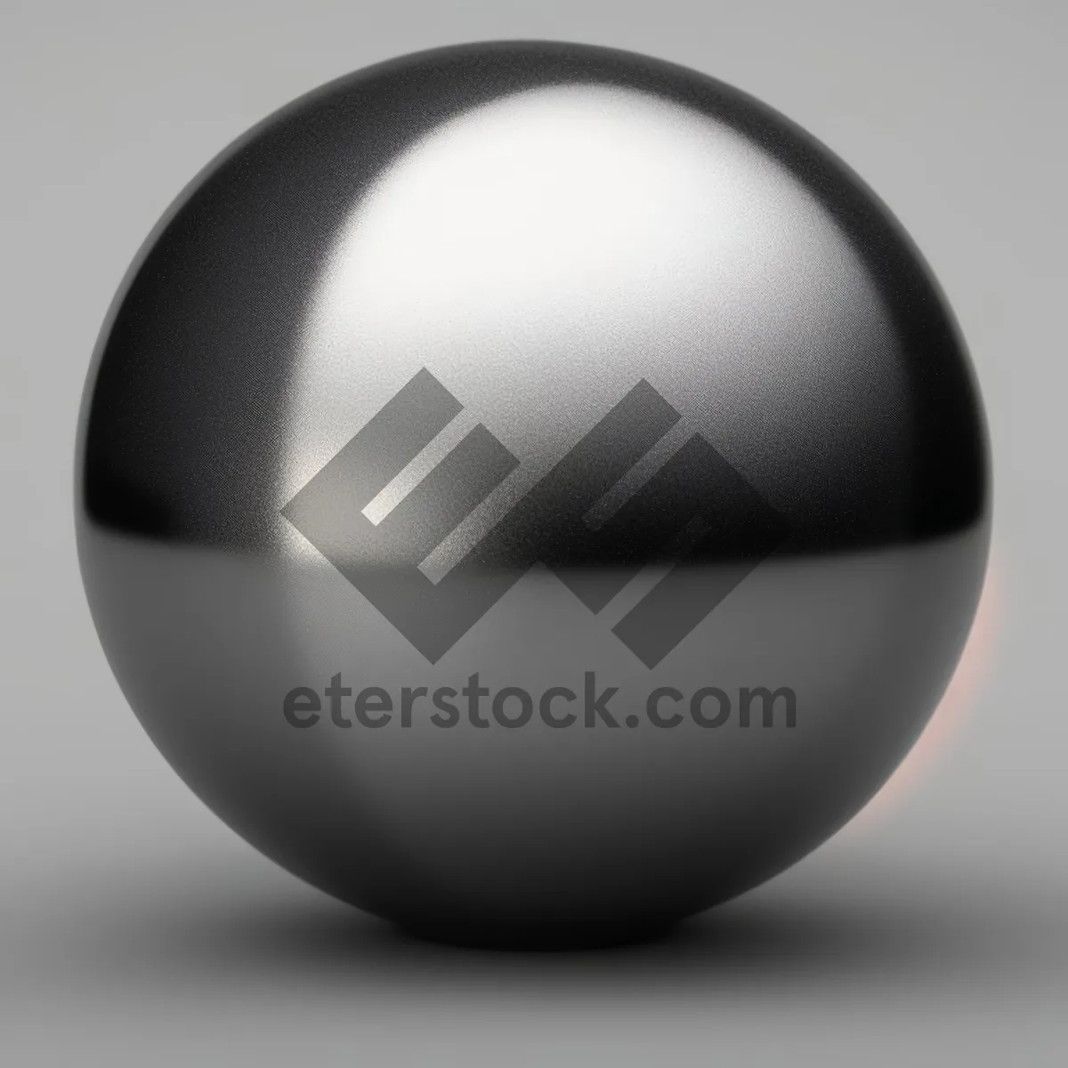 Picture of Glossy Glass Sphere Icon with Reflections