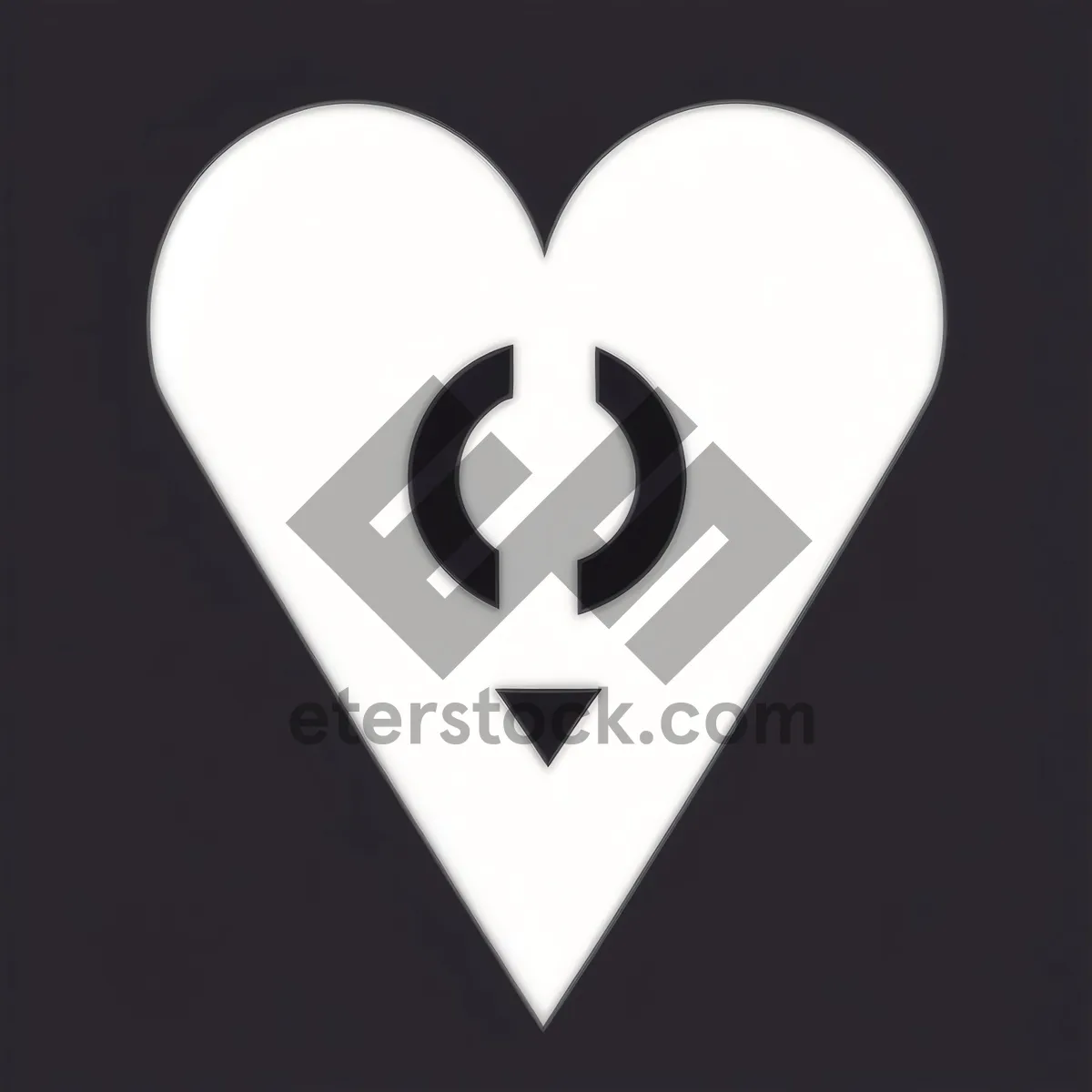 Picture of Love Symbol: Heart-shaped Valentine's Pick Device