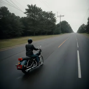 Speedy Sidecar Racing on the Open Road